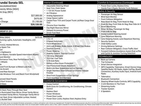 Used 2024 Hyundai Sonata SEL FWD image 2