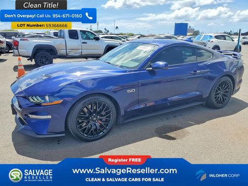 Used 2019 Ford Mustang GT Premium w/ GT Performance Package RWD image 1