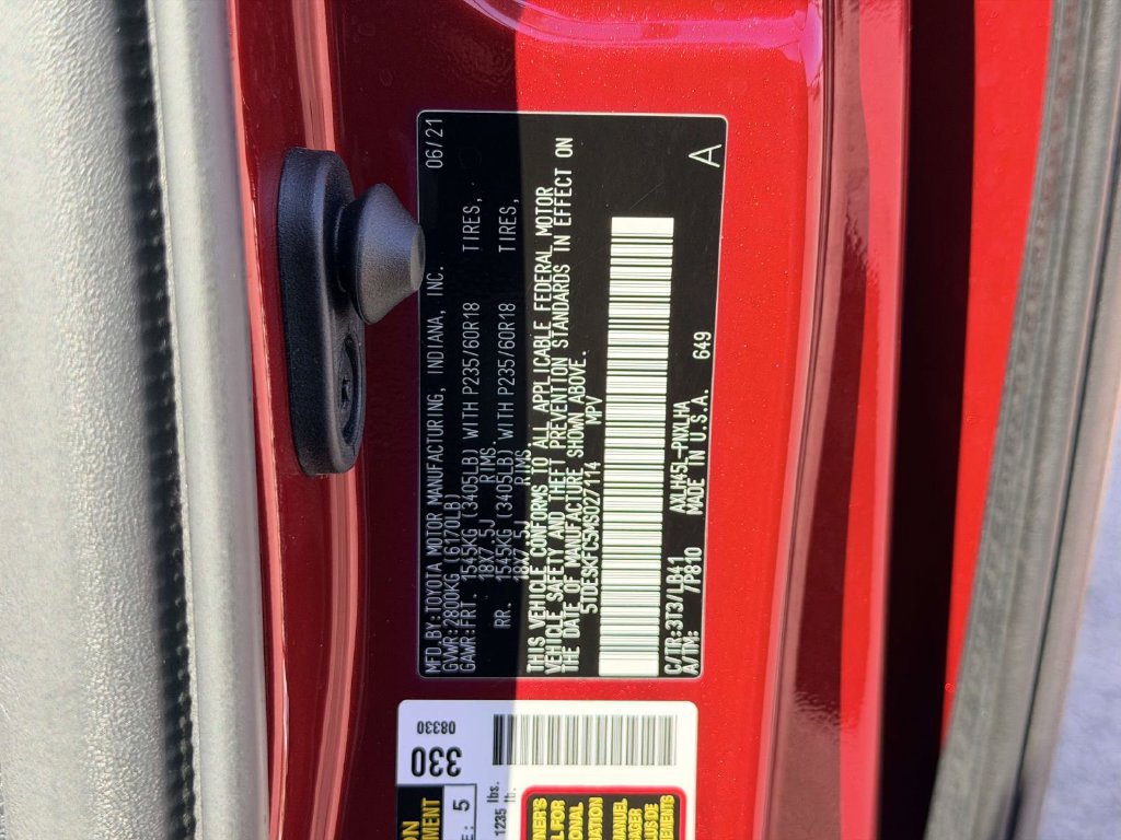 Certified 2021 Toyota Sienna Platinum AWD/4WD image 27