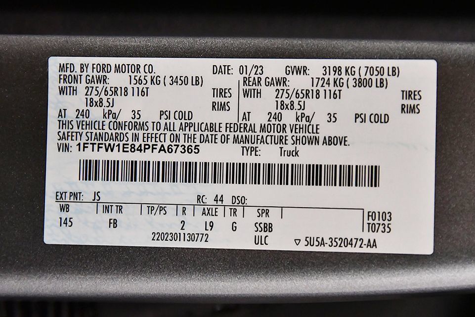 Used 2023 Ford F150 XLT w/ Equipment Group 302A High AWD/4WD image 17
