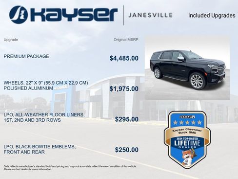 Used 2021 Chevrolet Tahoe Premier w/ Premium Package image 2