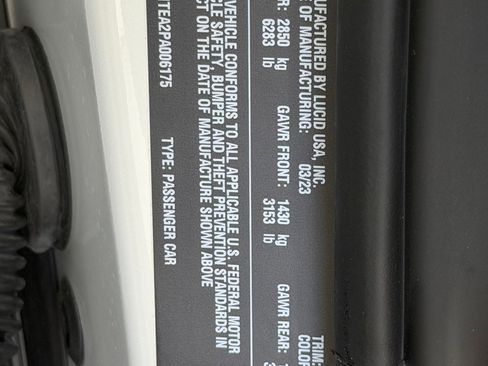 Used 2023 Lucid Air Touring image 17