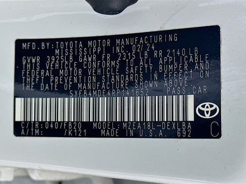 Used 2024 Toyota Corolla LE FWD image 12