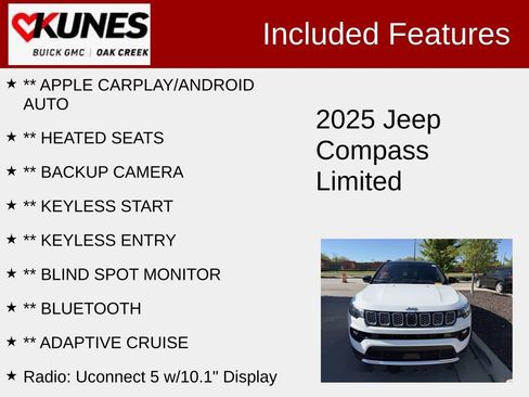 Used 2025 Jeep Compass Limited AWD/4WD image 2