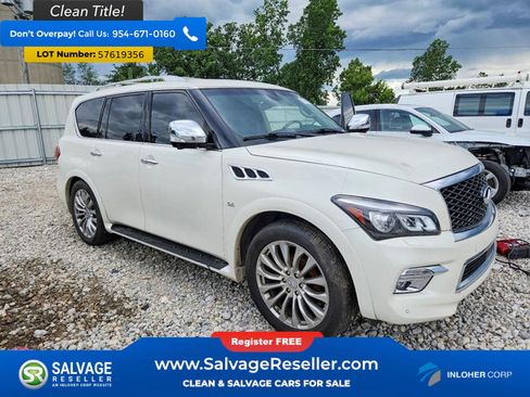 Used 2015 INFINITI QX80 4WD w/ Deluxe Technology Package image 5