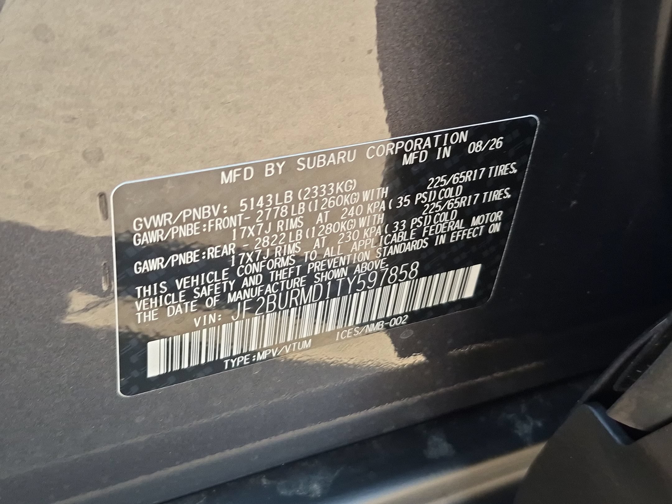 New 2026 Subaru Outback Wilderness AWD/4WD image 26
