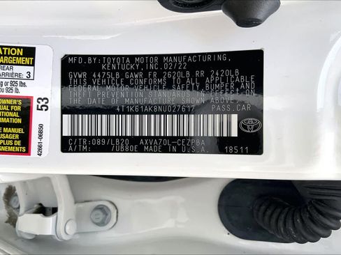 Used 2022 Toyota Camry XSE w/ Navigation Package image 34