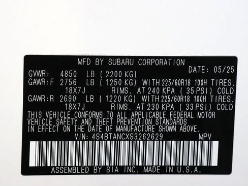 Used 2025 Subaru Outback Limited AWD/4WD image 39