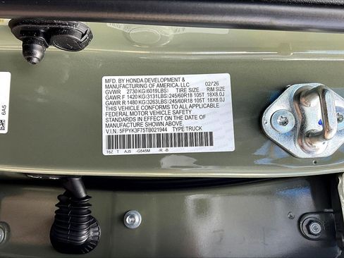 New 2026 Honda Ridgeline TrailSport+ image 21