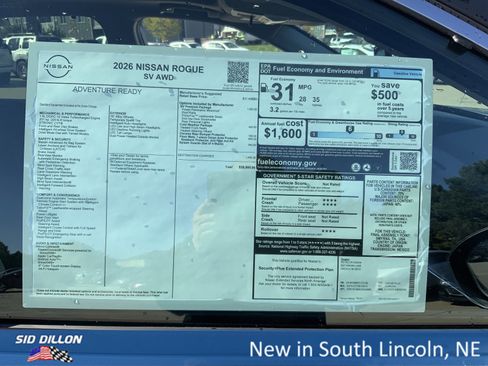 New 2026 Nissan Rogue SV w/ SV Premium Package image 13