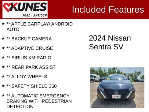 Used 2024 Nissan Sentra SV FWD image 3