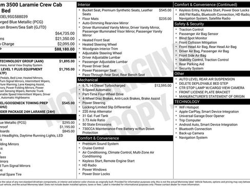 Certified 2025 RAM 3500 Laramie w/ Towing Technology Group AWD/4WD image 41