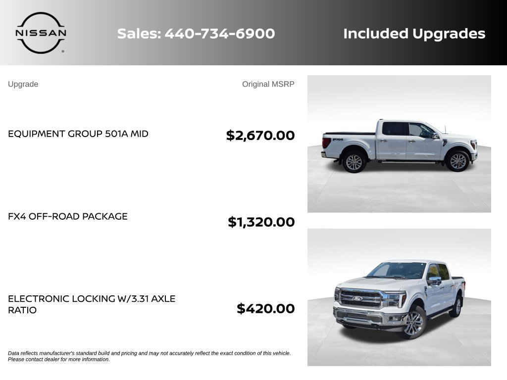 Used 2025 Ford F150 Lariat w/ Equipment Group 501A Mid AWD/4WD image 6