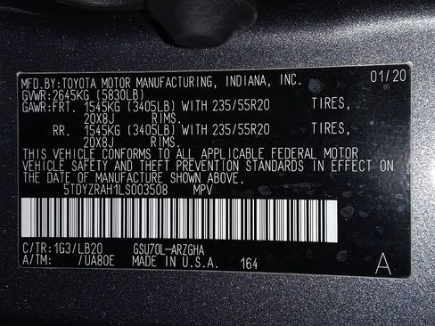 Used 2020 Toyota Highlander Limited image 33