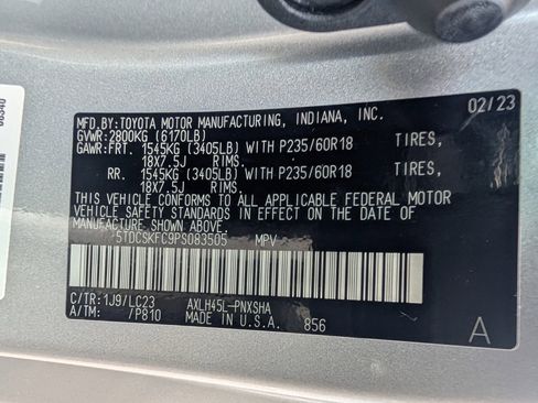 Used 2023 Toyota Sienna XSE image 23