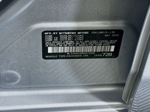 Used 2024 Mitsubishi Mirage ES FWD image 12