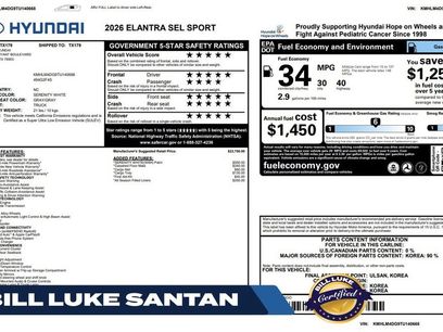 Used 2026 Hyundai Elantra Sport
