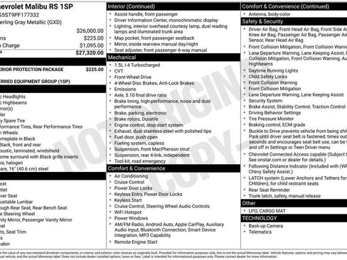 Used 2023 Chevrolet Malibu RS FWD image 7