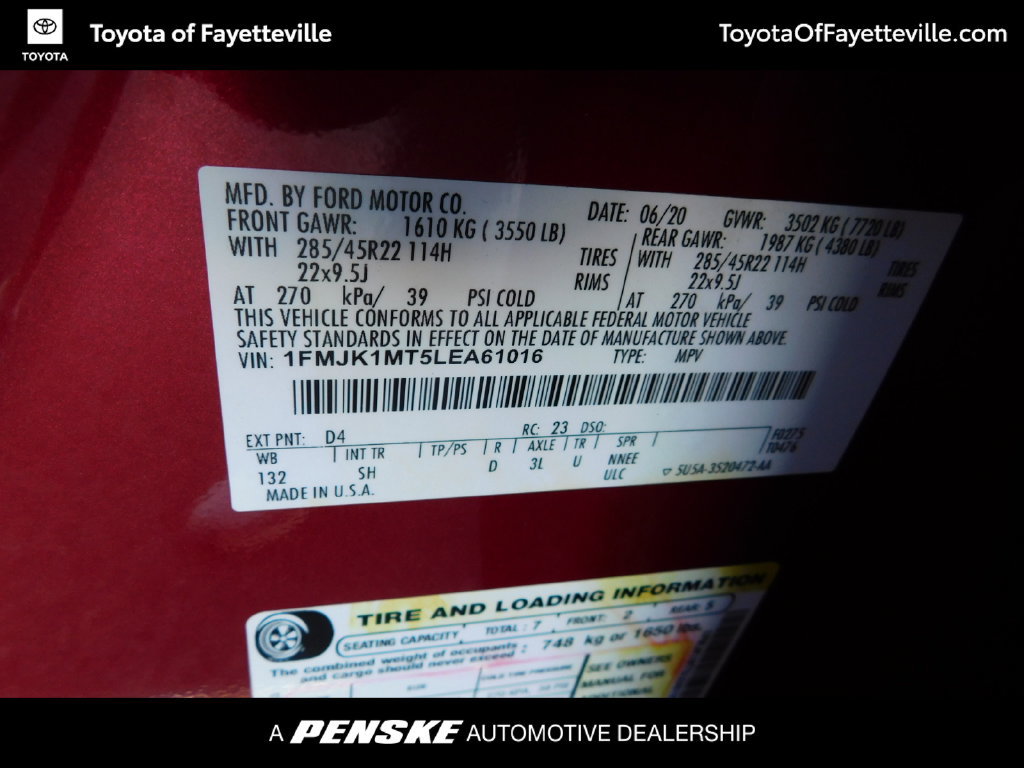Used 2020 Ford Expedition Max Platinum AWD/4WD image 12