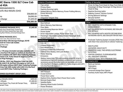 Used 2021 GMC Sierra 1500 SLT w/ SLT Convenience Package AWD/4WD image 6