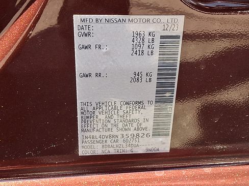 Used 2024 Nissan Altima 2.5 SV FWD image 28