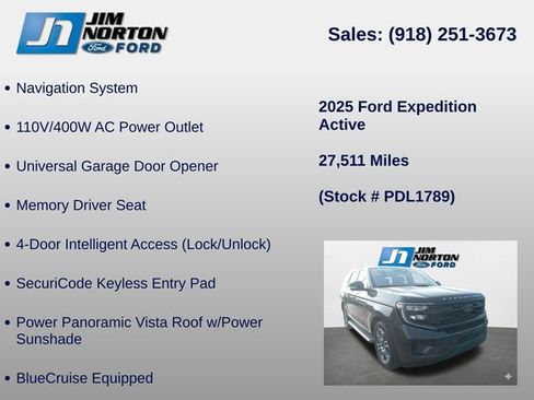 Used 2025 Ford Expedition Active AWD/4WD image 16