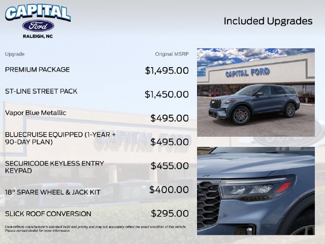 New 2027 Ford Explorer ST-Line w/ Premium Package RWD image 5