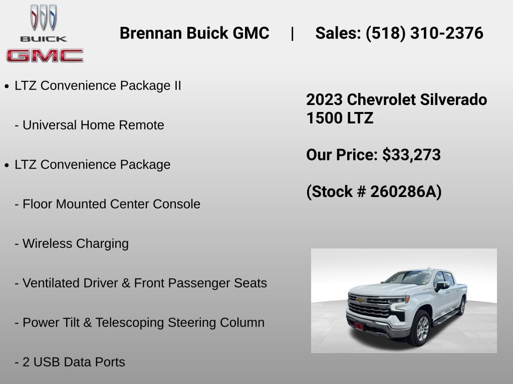 Certified 2023 Chevrolet Silverado 1500 LTZ w/ LTZ Premium Package AWD/4WD image 12