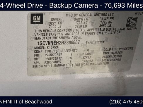 Used 2017 Chevrolet Silverado 1500 W/T image 37