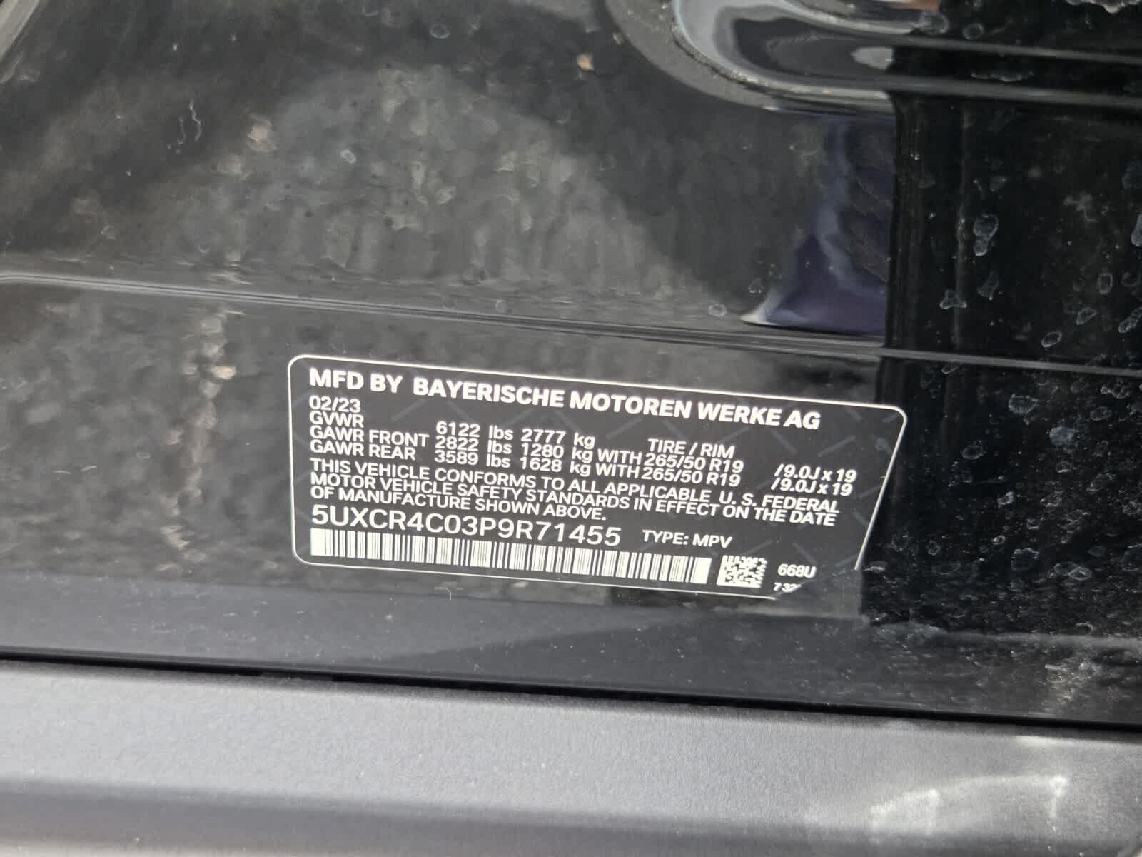 Used 2023 BMW X5 sDrive40i w/ Parking Assistance Package RWD image 22