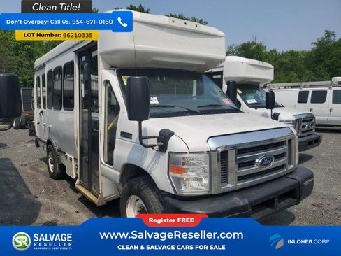 Used 2017 Ford E-350 and Econoline 350 Super Duty w/ Shuttle Bus Prep Package image 1