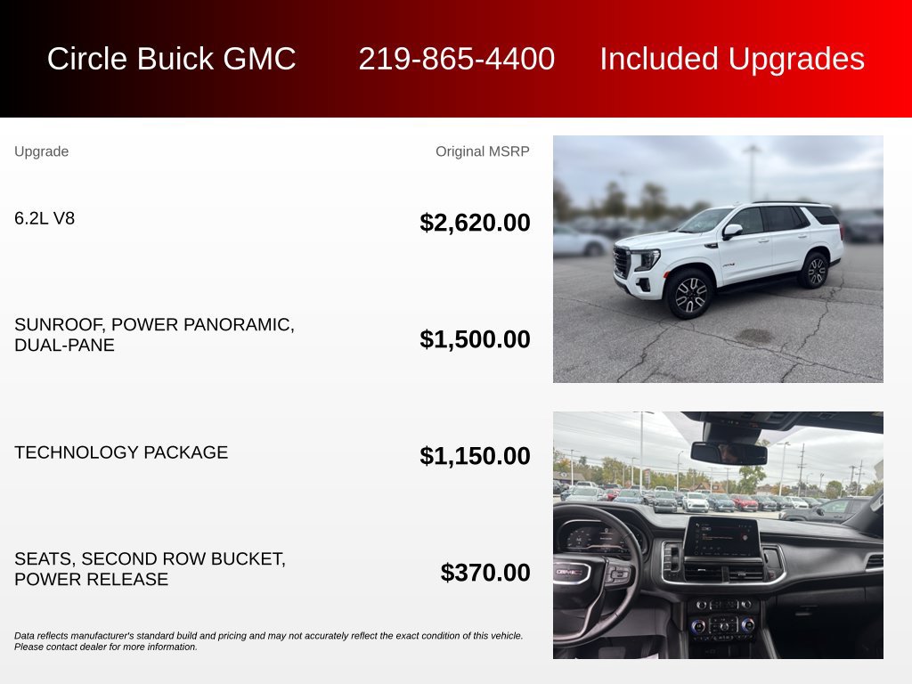 Used 2024 GMC Yukon AT4 w/ Technology Package AWD/4WD image 3