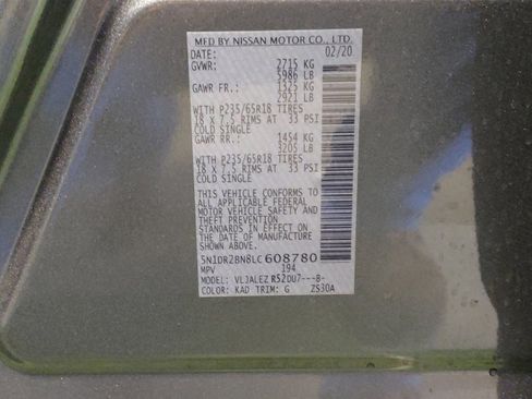 Used 2020 Nissan Pathfinder SV image 33