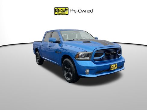 Used 2018 RAM 1500 Sport w/ Hydro Blue Sport Package image 1