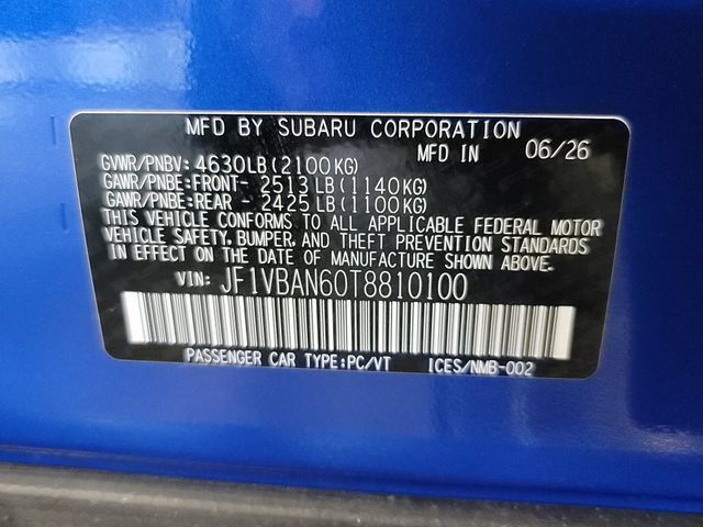 New 2026 Subaru WRX Limited AWD/4WD image 36