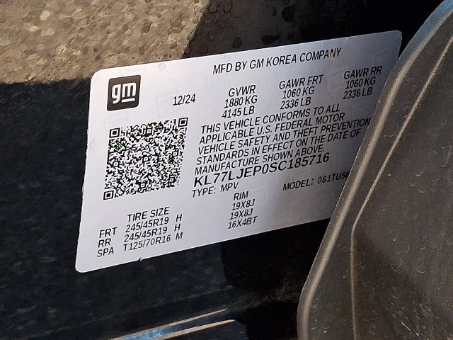 Used 2025 Chevrolet Trax RS w/ Sunroof Package FWD image 28