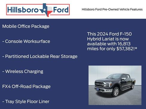 Used 2024 Ford F150 Lariat w/ Equipment Group 502A High image 6