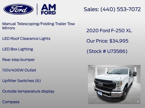 Used 2020 Ford F250 XL w/ Power Equipment Group AWD/4WD image 32