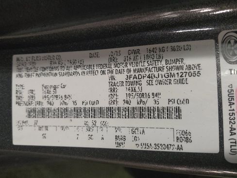 Used 2016 Ford Fiesta SE w/ Equipment Group 201A FWD image 33
