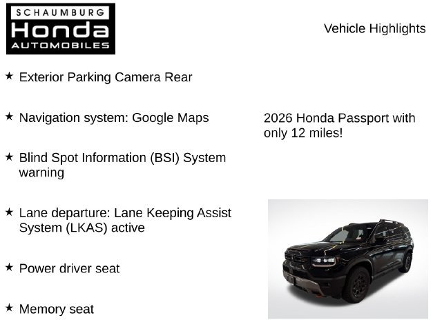 New 2026 Honda Passport TrailSport Elite image 7