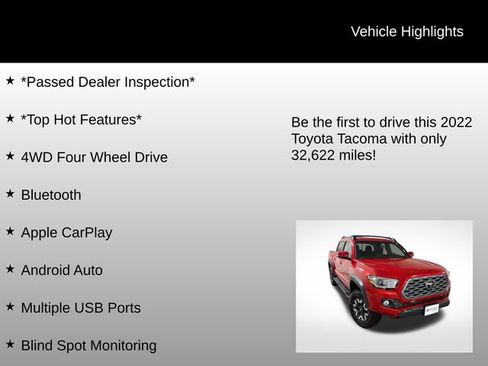 Used 2022 Toyota Tacoma TRD Off-Road w/ Technology Package image 7