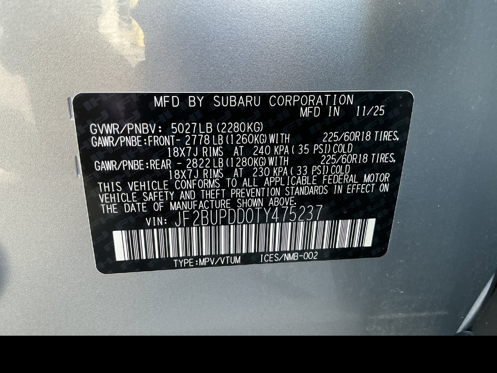 Certified 2026 Subaru Outback Limited AWD/4WD image 30