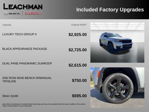 Used 2024 Jeep Grand Cherokee L Limited w/ Luxury Tech Group II AWD/4WD image 10