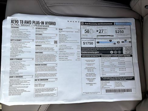 New 2026 Volvo XC90 T8 Ultra w/ Lounge Package image 37