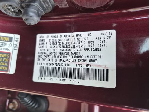 Used 2015 Honda CR-V EX-L image 34