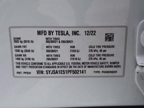 Used 2023 Tesla Model S Standard Range AWD/4WD image 55