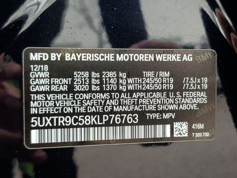 Used 2019 BMW X3 xDrive30i w/ M Sport Package 2 image 43