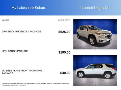 Used 2020 Chevrolet Traverse LT w/ Driver Confidence II Package image 8