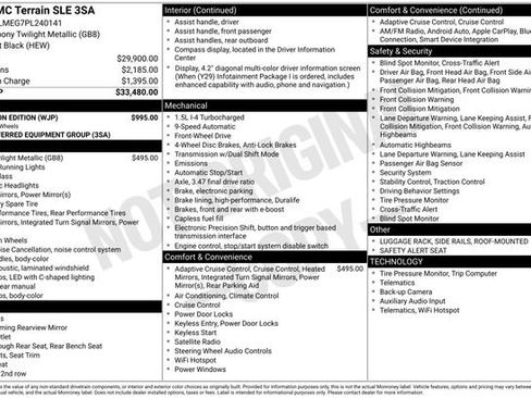 Used 2023 GMC Terrain SLE w/ Elevation Edition FWD image 2