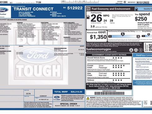 Used 2022 Ford Transit Connect XL FWD image 23